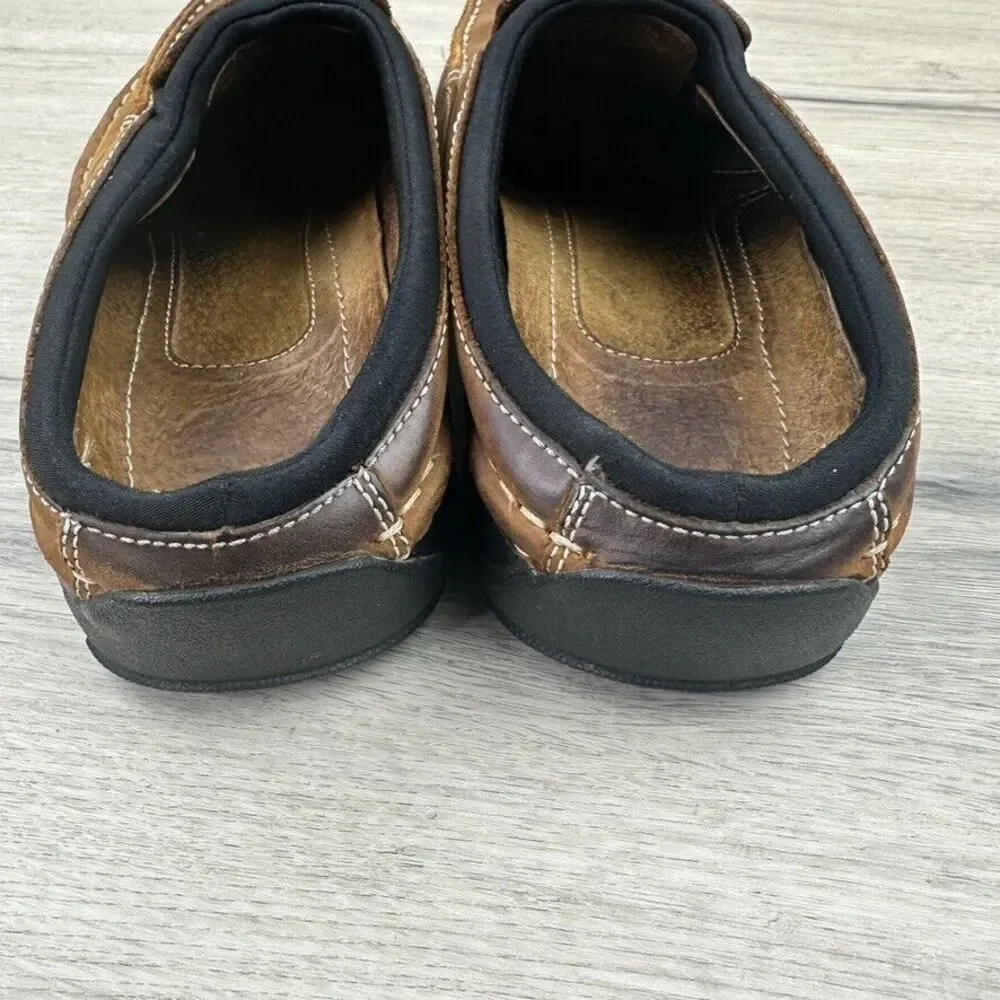 red wing slip on loafers mens 7.5 brown leather shoes‎